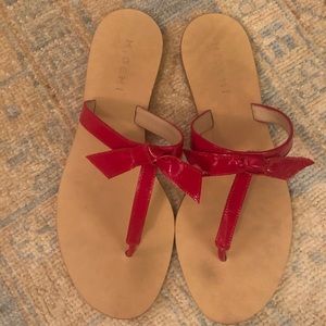M.gemi Cappio sandals in ruby red size 8